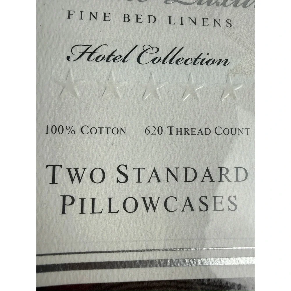Ultimate Luxury Hotel Collection 620 TC Cotton Sateen Standard Pillowcases Brown